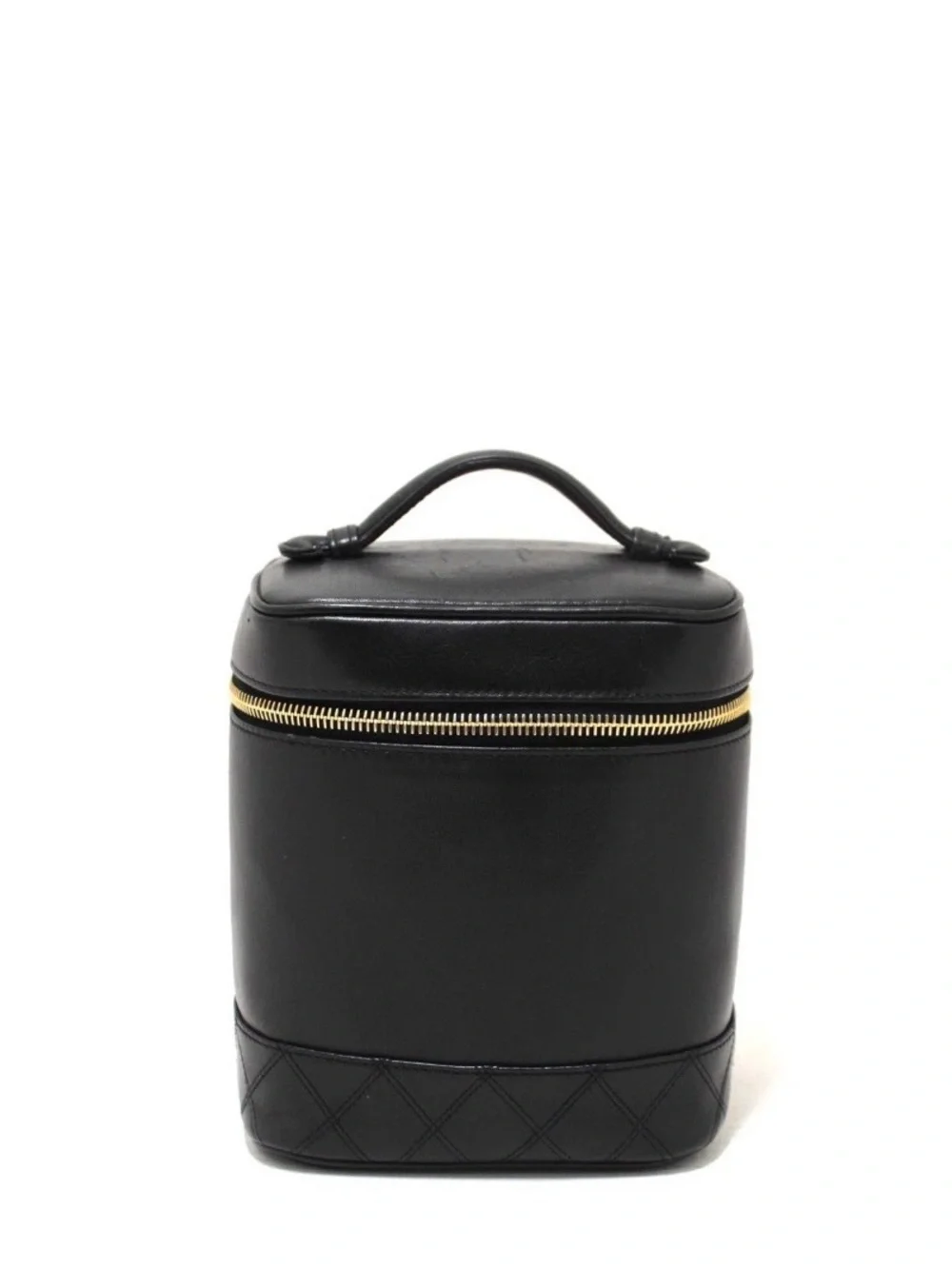 CHANEL Vintage Vanity  Bag Lambskin Leather